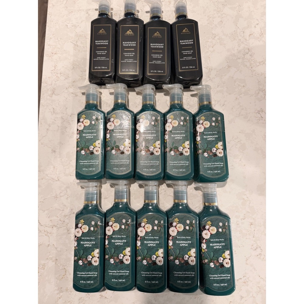 Bath and Body Works Mahogany Apple and Mahogany Teakwood Gel Hand Soap 8oz